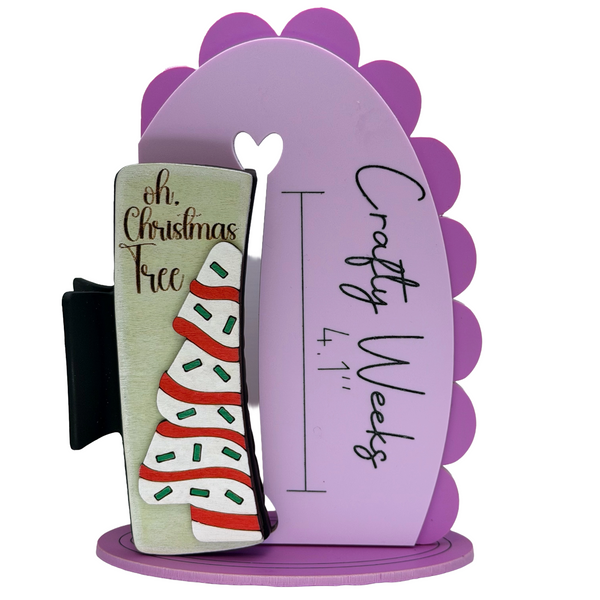 Oh Christmas Tree Cake - Hairclip