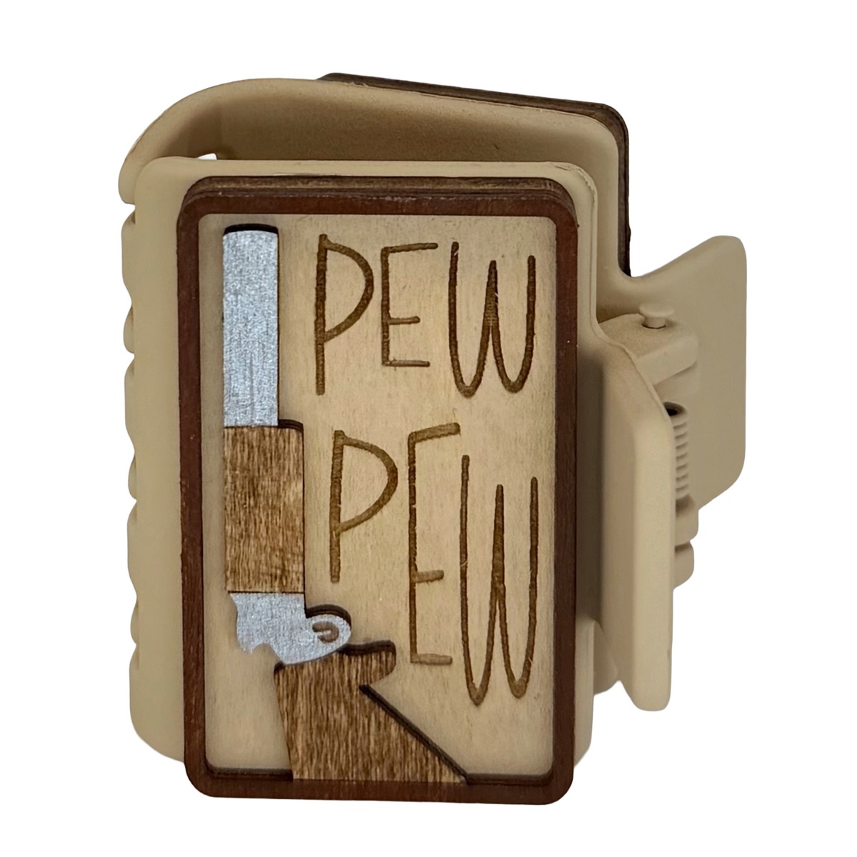 Pew Pew Hairclip 2"