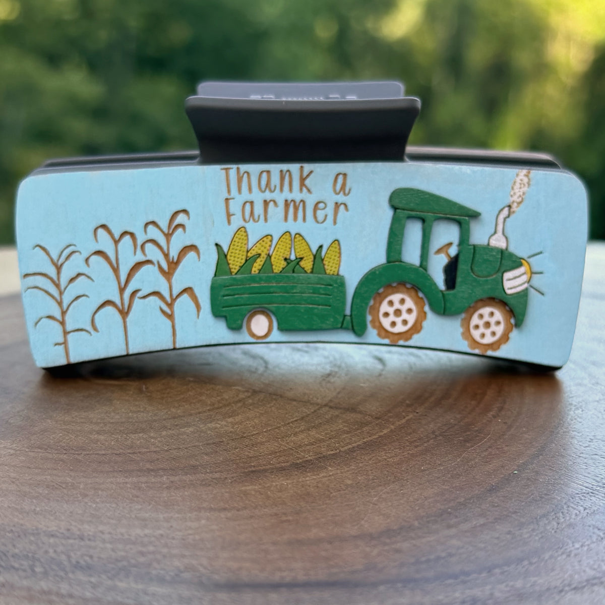 Thank a Farmer 4” Hair Clip