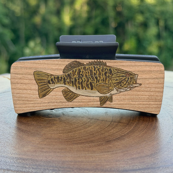 Smallmouth Bass Hairclips 4"