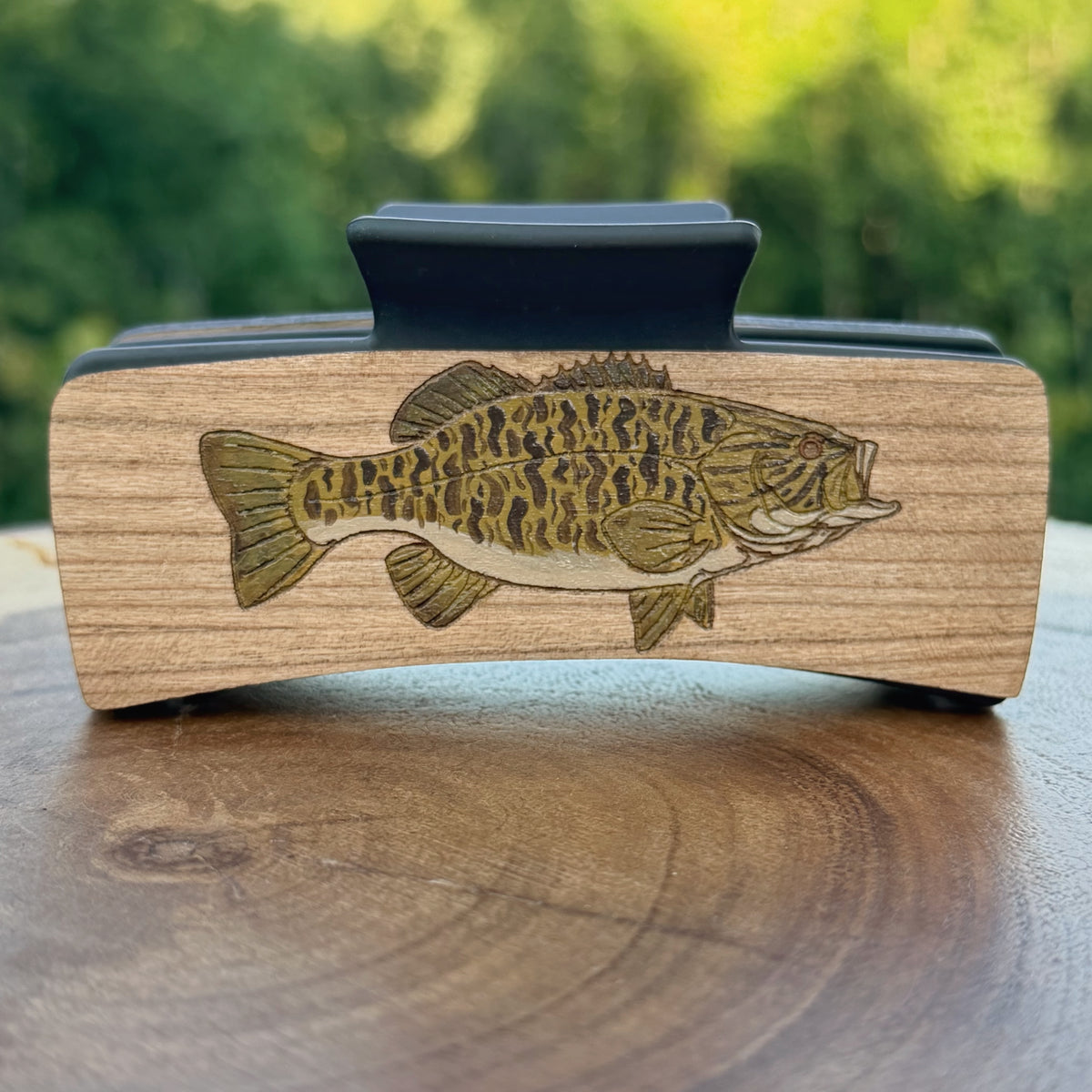Smallmouth Bass Hairclips 4"