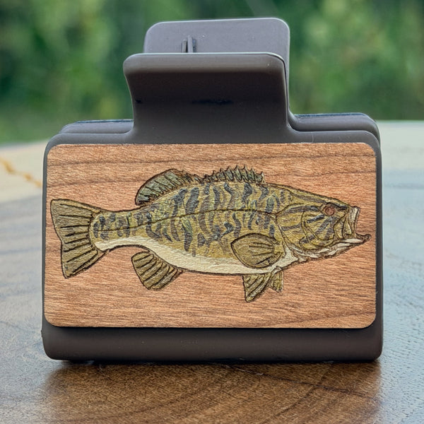 Smallmouth Bass Hairclips 2”