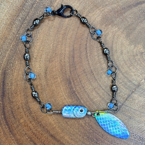 Fishing Bracelets and Anklets - Black