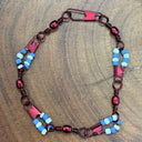  Red - Blue/White - 8"