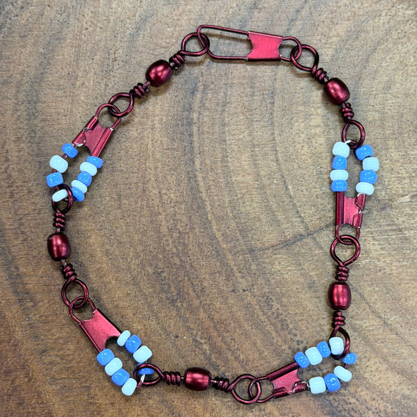 Fishing Bracelets and Anklets - Red