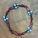  Red - White/Blue - 8"