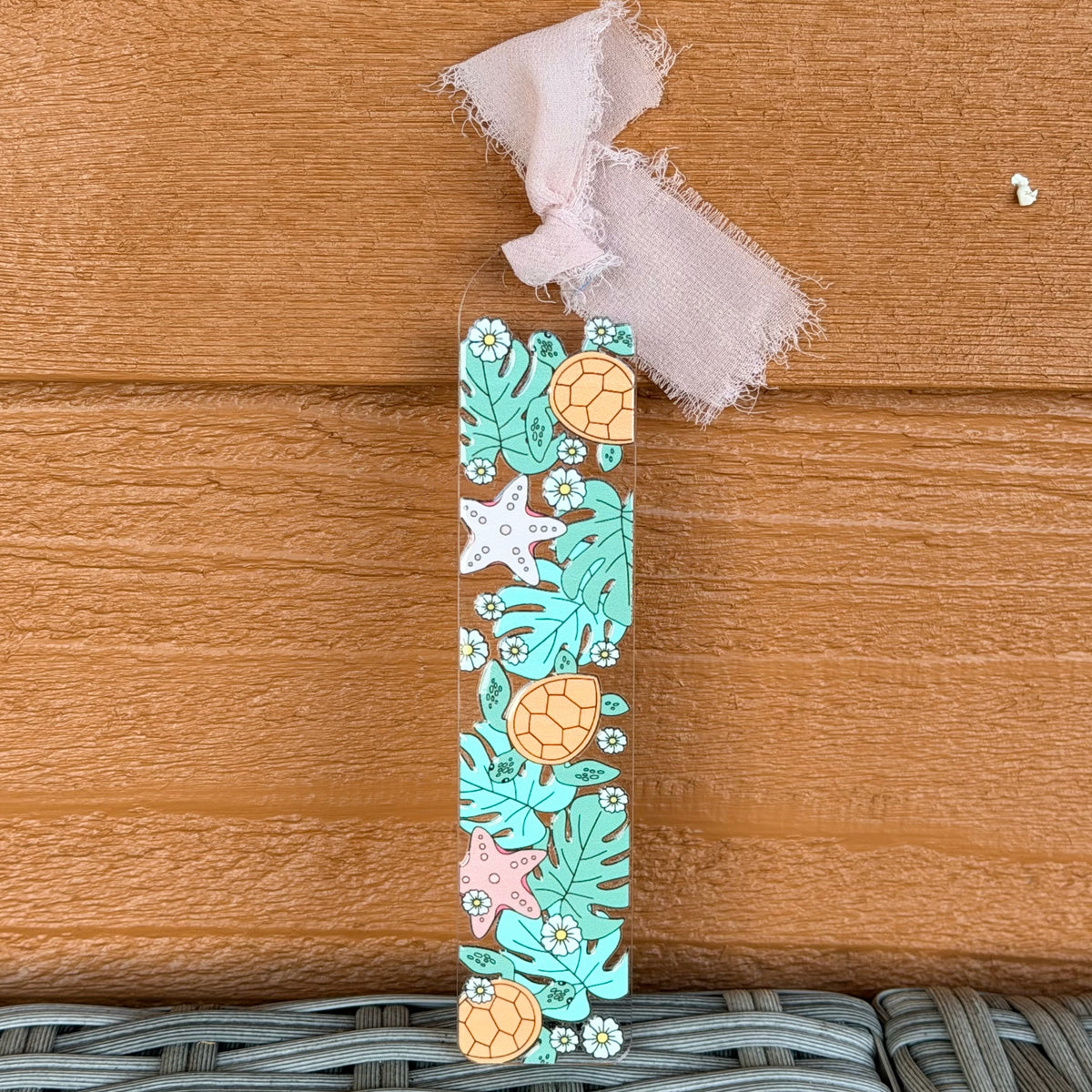 Acrylic Bookmarks - 1.5mm Sea Turtles & Starfish