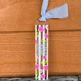 Acrylic Bookmarks - 1.5mm Forget Flowers Buy Me Books