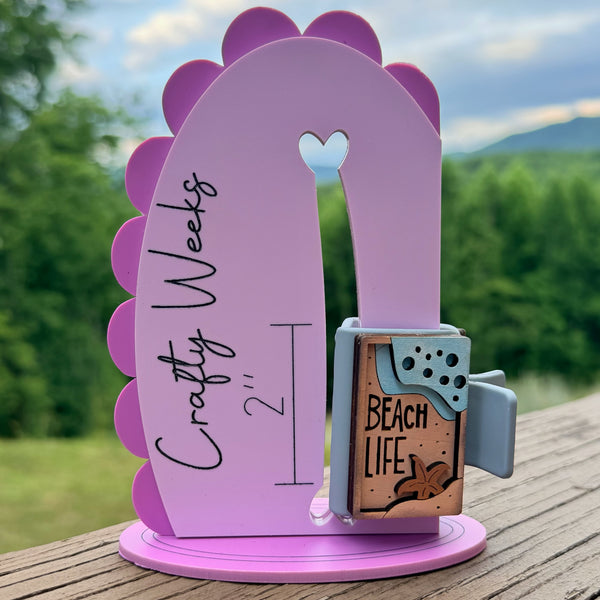 Beach Life 2” Hair Clip