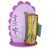 Paddle Hard 4” Handpainted Hair Clip