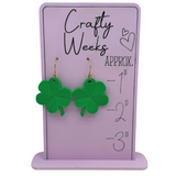 Shamrock Dangle Earrings