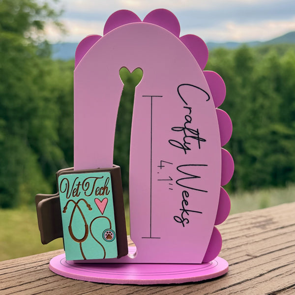 Vet Tech 2” Hair Clip