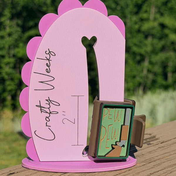 Pew Pew Hairclip 2"