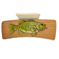 Smallmouth Bass Hairclips 4"