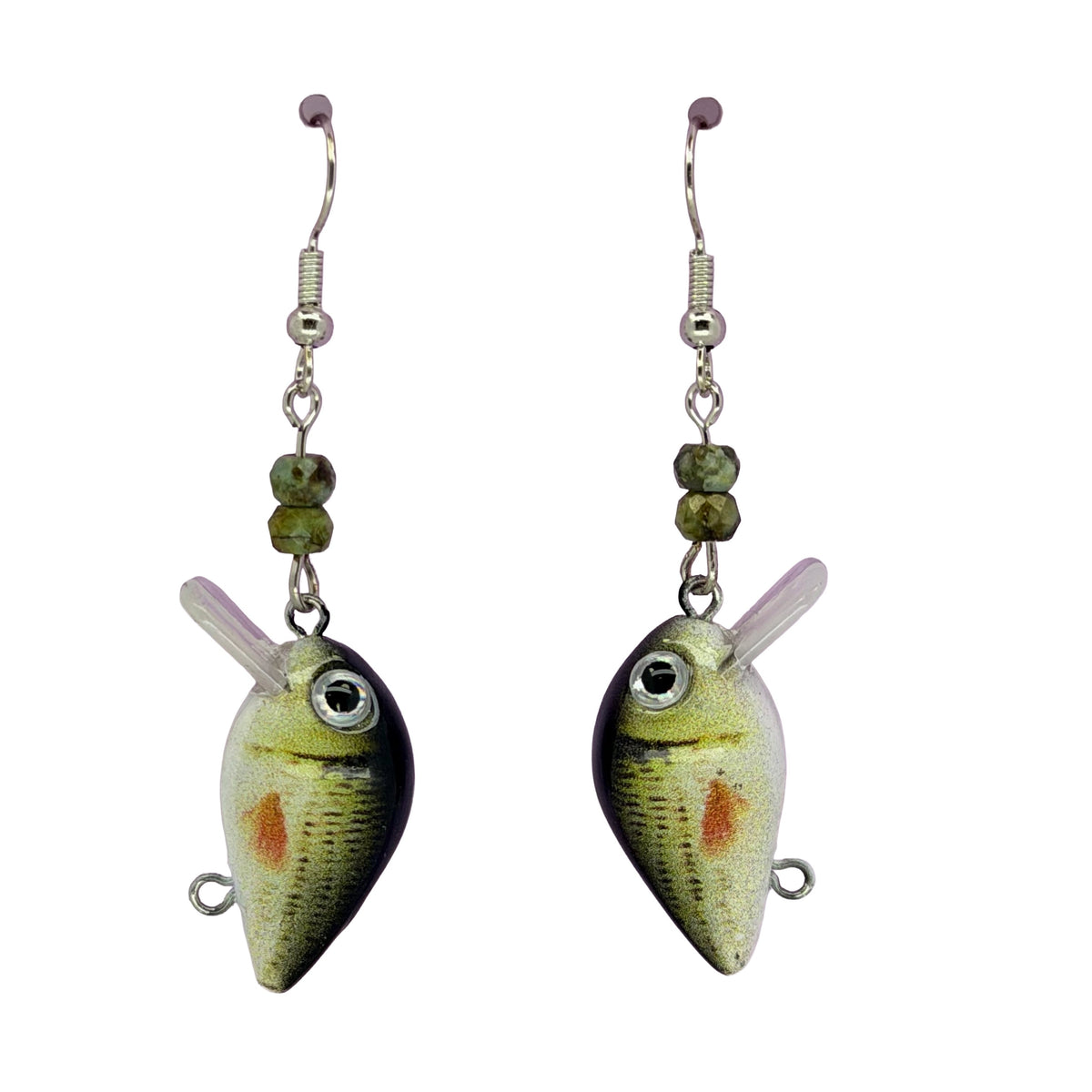 Bass Beaded Lure Earrings