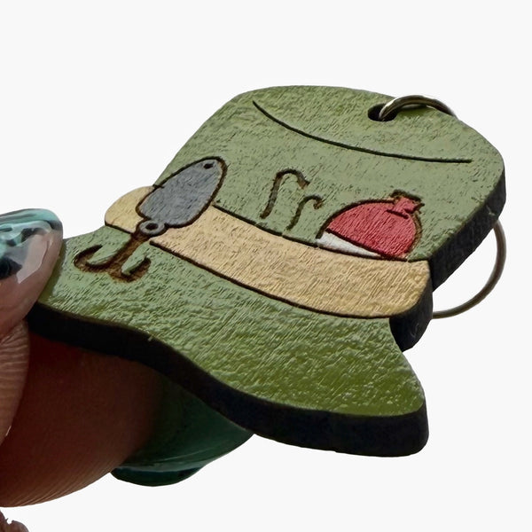 Fishing Hat Dangle Earrings