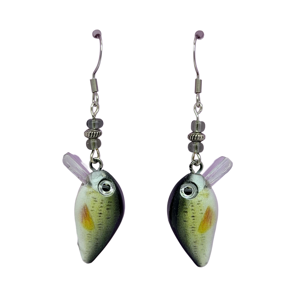 Bass Beaded Lure Earrings