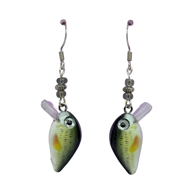 Bass Beaded Lure Earrings