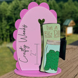 Big Dill 4” Handpainted Hair Clip