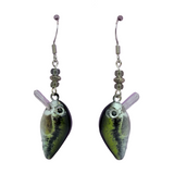 Largemouth Bass Beaded Earrings