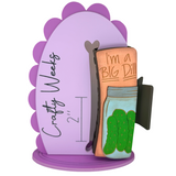 Big Dill 4” Handpainted Hair Clip