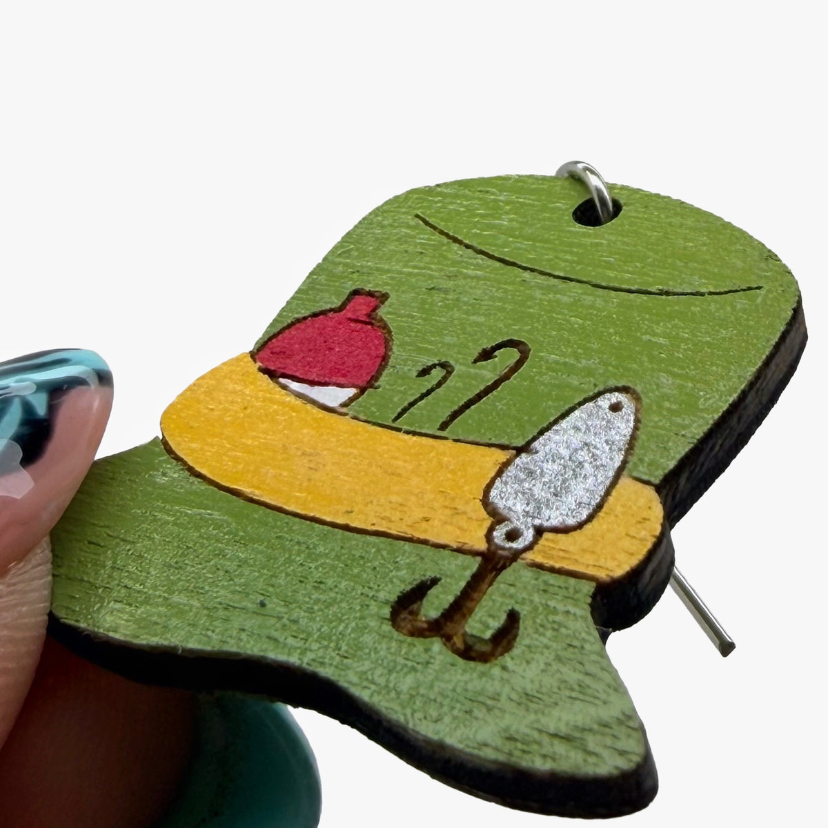 Fishing Floppy Hat Dangle Earrings