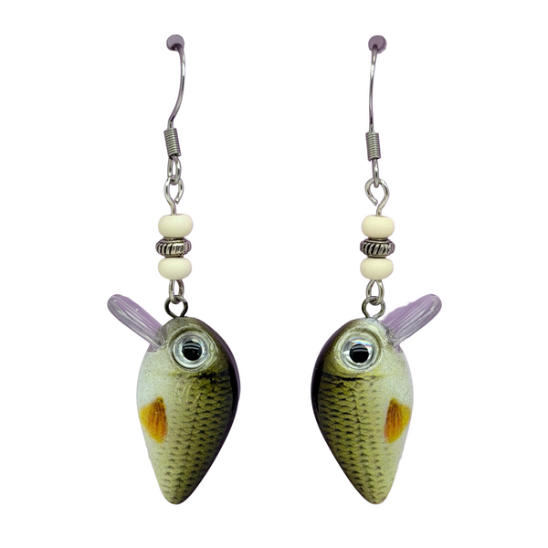 Bass Fishing Lure Earrings