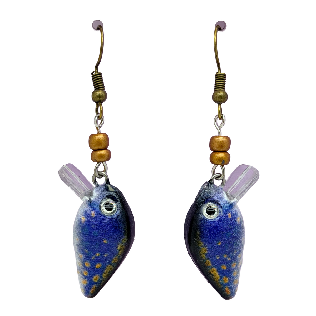 Blue Panfish Earrings