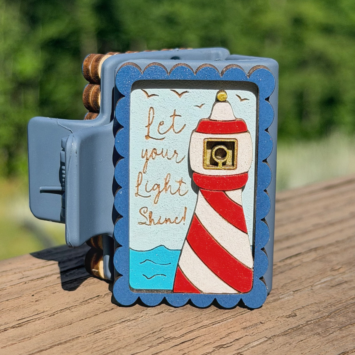 Lighthouse 2” Hair Clip