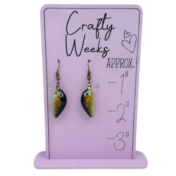 Micro Crankbait Earrings