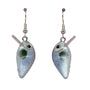 White Crappie Lure Earrings