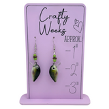Largemouth Bass Beaded Lure Earrings