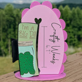 Big Dill 4” Handpainted Hair Clip