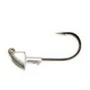 A silver-colored A-Rig swimbait head with a sharp hook, designed for fishing.