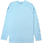 AFTCO Samurai Long Sleeve Performance Shirt Airy Blue Heather