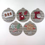 Baking Ornament Set of 5