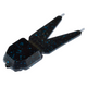  Black Blue Glitter