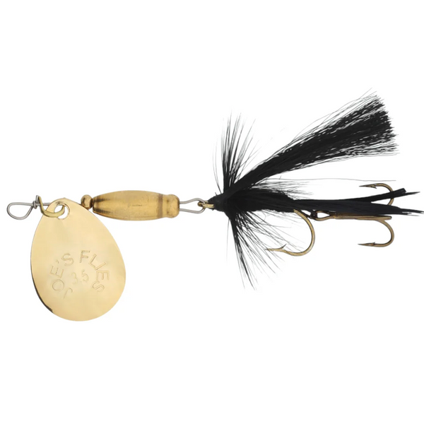 Joes Super Striker Elite In-Line Spinner Fly 1 Black Gnat