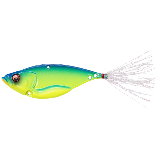 blue and yellow vibration fishing lures Megabass Dyna Response Blade Bait – Just Fish'n