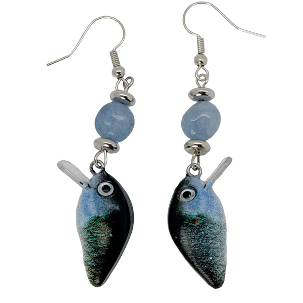 Fishing Lure Dangle Earrings Bluegill