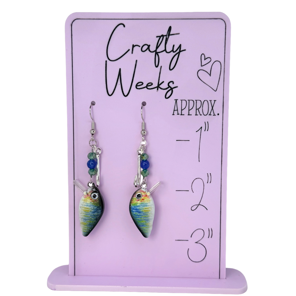 Fishing Lure Dangle Earrings