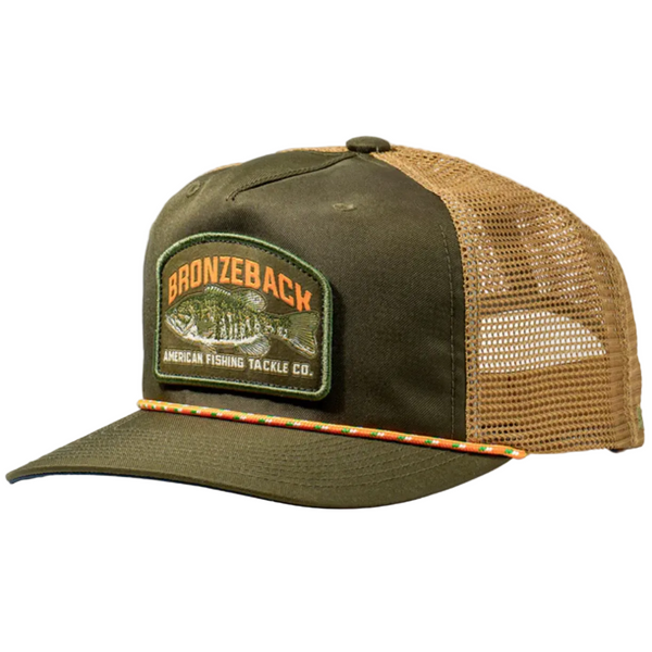 AFTCO Bronzeback Fishing Trucker Hat Olive