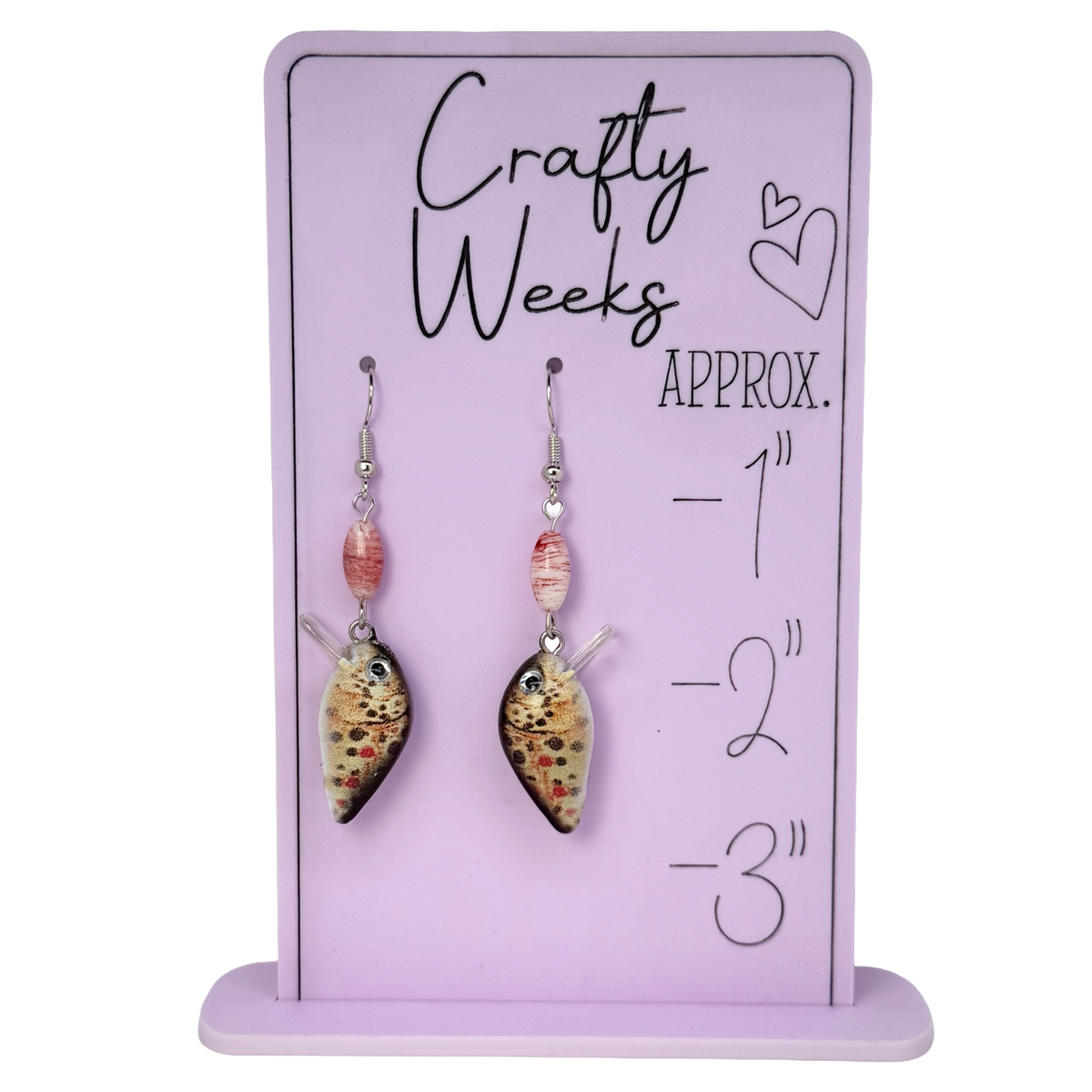 Fishing Lure Dangle Earrings