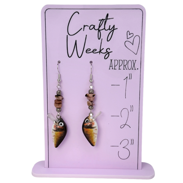 Fishing Lure Dangle Earrings
