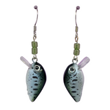 Crappie Beaded Crankbait Earrings