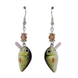 Largemouth Bass Beaded Lure Earrings