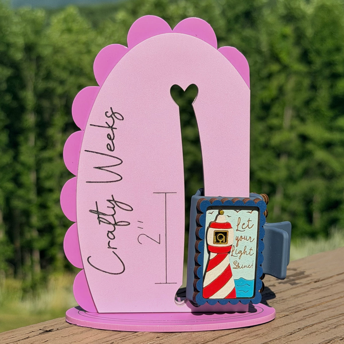 Lighthouse 2” Hair Clip