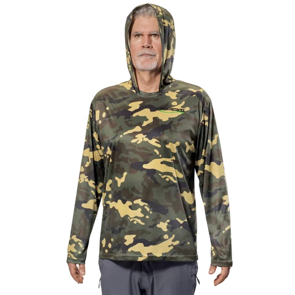 Spro Sun Hoodie Camo 3XL