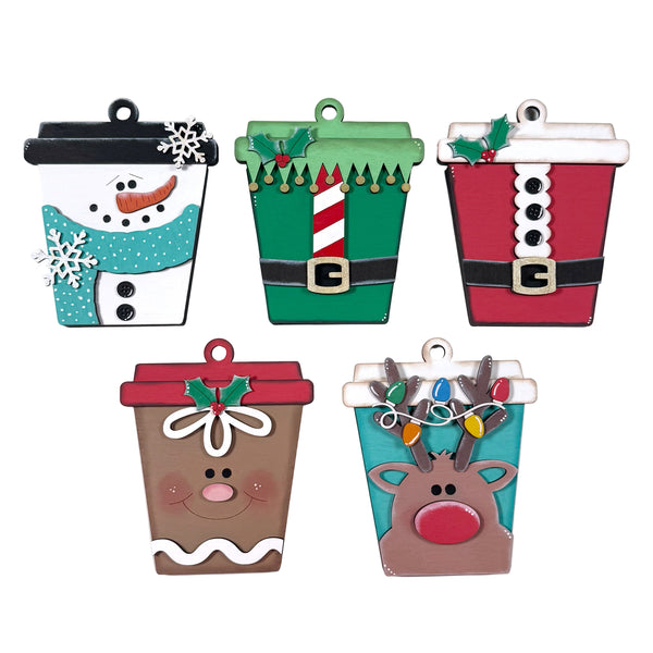 Coffee Cup Giftcard Holder Ornament
