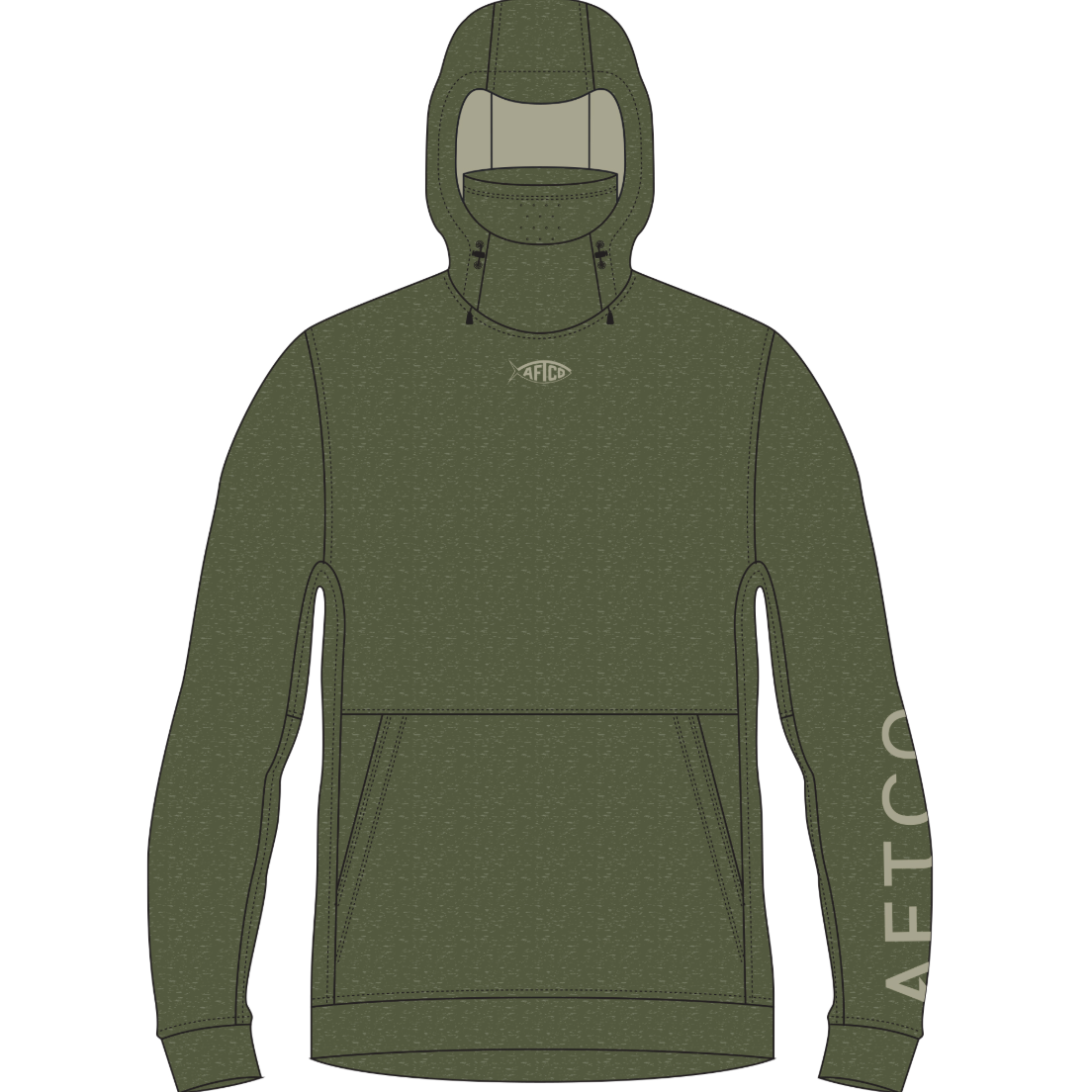 AFTCO Reaper Sweatshirt Cypress Heather
